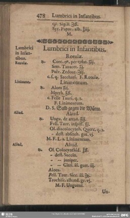 Lumbrici in Infantibus