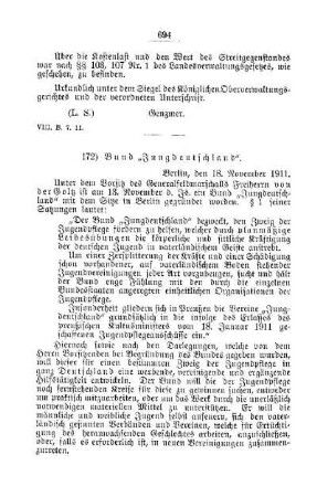 Bund "Jungdeutschland" : [E. Öffentliches Volksschulwesen]