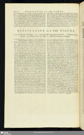Explication de la LXII. Figure