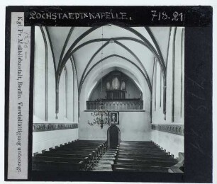 Lochstedt, Burgkapelle,Lochstedt, Ordensburg : Innanesicht, Blick nach W