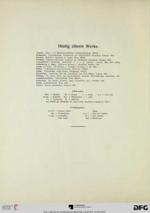 Häufig zitierte Werke