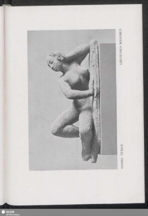 Georg Türke: Liegendes Mädchen