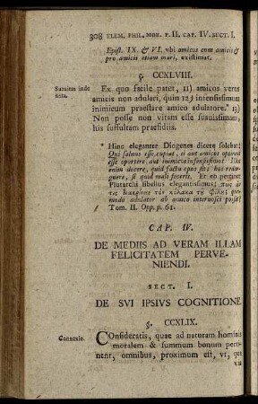 Cap. IV. De Mediis Ad Veram Illam Felicitatem Perveniendi.