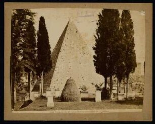 Cestius-Pyramide, Rom: Ansicht