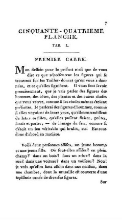 Cinquante-quatrieme planche Tab. I [- Table XCVI]