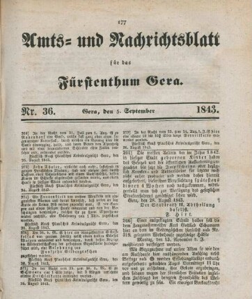 September: Nr. 36. - Nr. 39.
