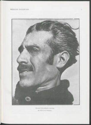 [Photograph of] Manuel Hernández Galván by Edward Weston.