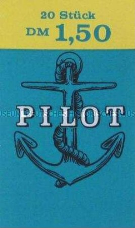 Preisschild für "Pilot"-Zigaretten