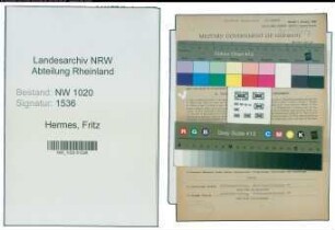 Entnazifizierung Fritz Hermes , geb. 15.05.1909 (Buchhalter)
