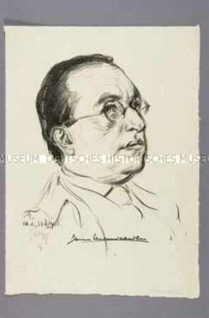 Bildnis des Architekten Erich Mendelsohn