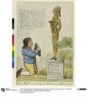 Iohn Bull and his favourite statue of bronze!!