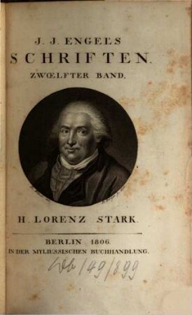 J. J. Engel's Schriften, 12. H. Lorenz Stark