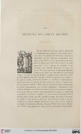 2. Pér. 6.1872: Les estampes des petits maîtres