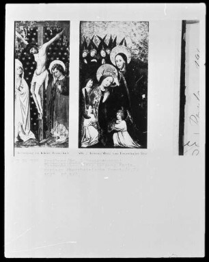 Christus am Kreuz zwischen Maria und Johannes
