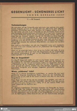 Wieso "schönes" Licht?