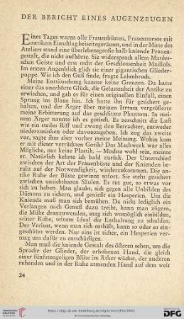 Der Bericht eines Augenzeugen