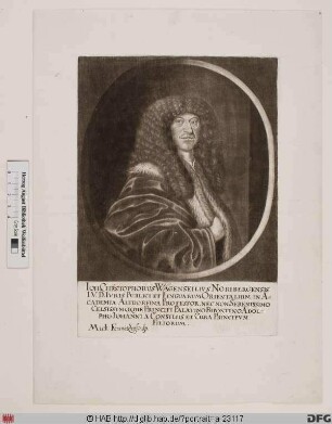 Bildnis Johann Christoph Wagenseil