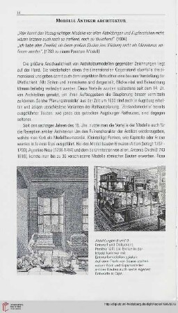 Modelle antiker Architektur