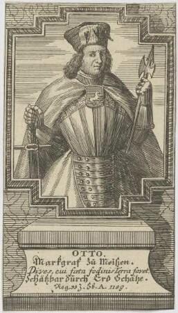 Bildnis des Otto, Markgraf zu Meißen