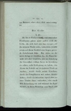 Die Gicht.