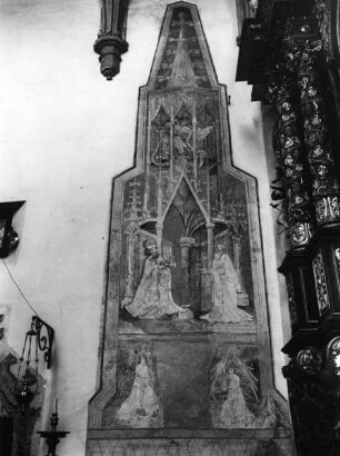 Erzengel Michael, Abraham und Melchisedek