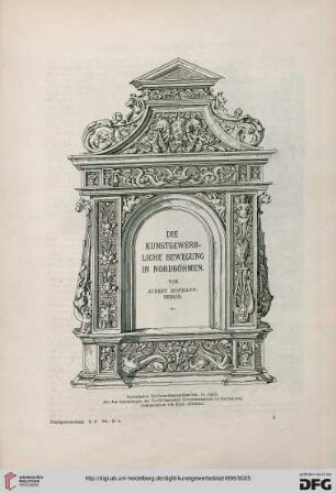 Die kunstgewerbliche Bewegung in Nordböhmen