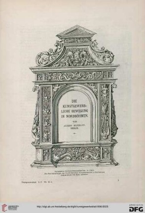 Die kunstgewerbliche Bewegung in Nordböhmen