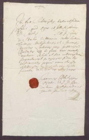 Mainzer Studienzeugnisse des Grafen Johann Karl Casimir von Stadion-Thannhausen.