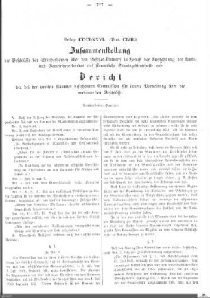 Beilagen zu Protokoll, 153. Sitzung