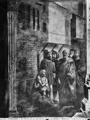 Freskenzyklus — Schattenheilung des heiligen Petrus