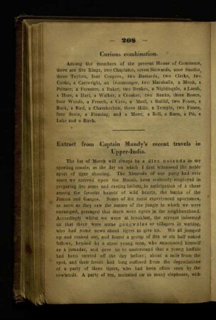 Extract from Captain Mundy's recent travels in Upper-India.