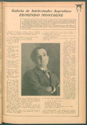 Galería de Intelectuales Argentinos : Edmundo Montagne