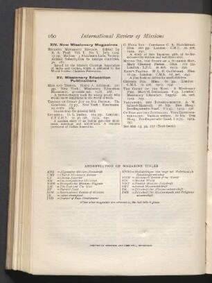 Abbreviation of magazine title