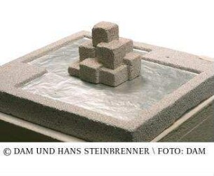 Brunnen Bockenheimer Warte - Modell der Gesamtanlage