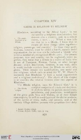 XIV. Caste in relation to religion