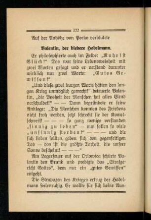 222-224, Valentin, der biedere Hobelmann