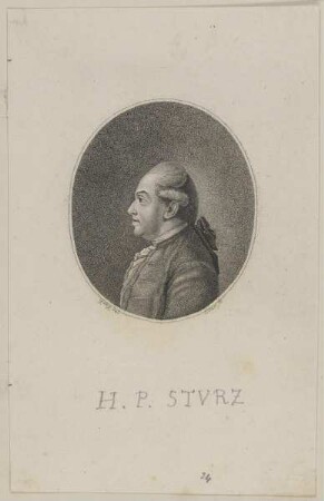 Bildnis des H. P. Sturz