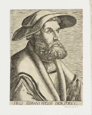 Bildnis Helius Eobanus Hessus