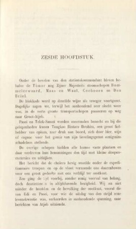 Zesde hoofdstuk