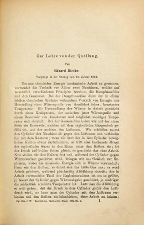 Nachrichten von der Gesellschaft der Wissenschaften zu Göttingen, Mathematisch-Physikalische Klasse. 1894