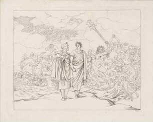 Zu Dantes "Göttliche Komödie. Hölle": Dante und Vergil am Acheron (Titelbild)