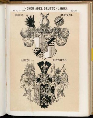 Taf. 56. Grafen zu Rantzau. - Grafen zu Rietberg.