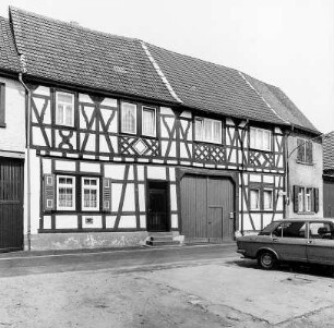 Fachwerkwohnhaus; Seligenstadt, Rosengasse 7, Rosengasse 9