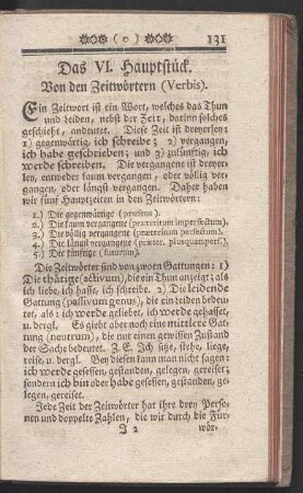 Das VI. - XI. Hauptstück.