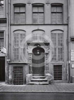 Portal am Bürgerhaus Grosse Gerbergasse 1 in Danzig