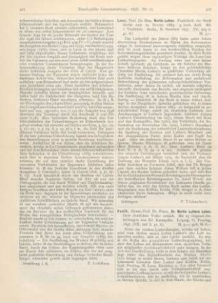 416-418 [Rezension] Fauth, Franz, Dr. Martin Luthers Leben