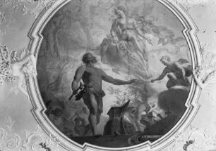 Venus bestellt bei Vulcan die Waffen für Aeneas
