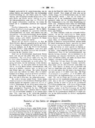 Rundschau auf dem Gebiete der pädagogischen Zeitschriften