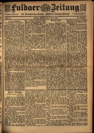 Ausgabe vom Mittwoch, den 12. Juni 1901.