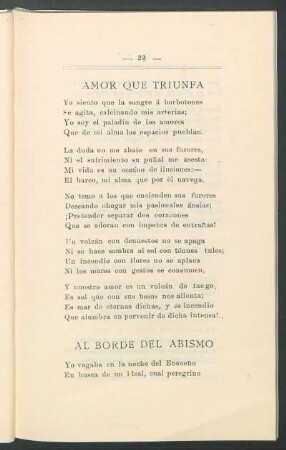 Amor que triunfa